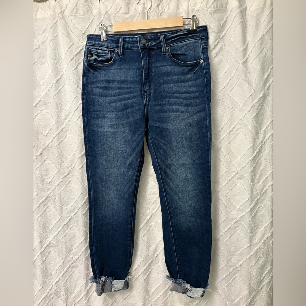 KanCan Dark and Light Blue Jeans